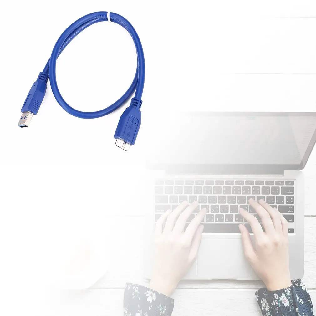USB 3 0 A к Micro B кабель для WD Sea gate Samsung внешний жесткий диск имеет значение в синий 1