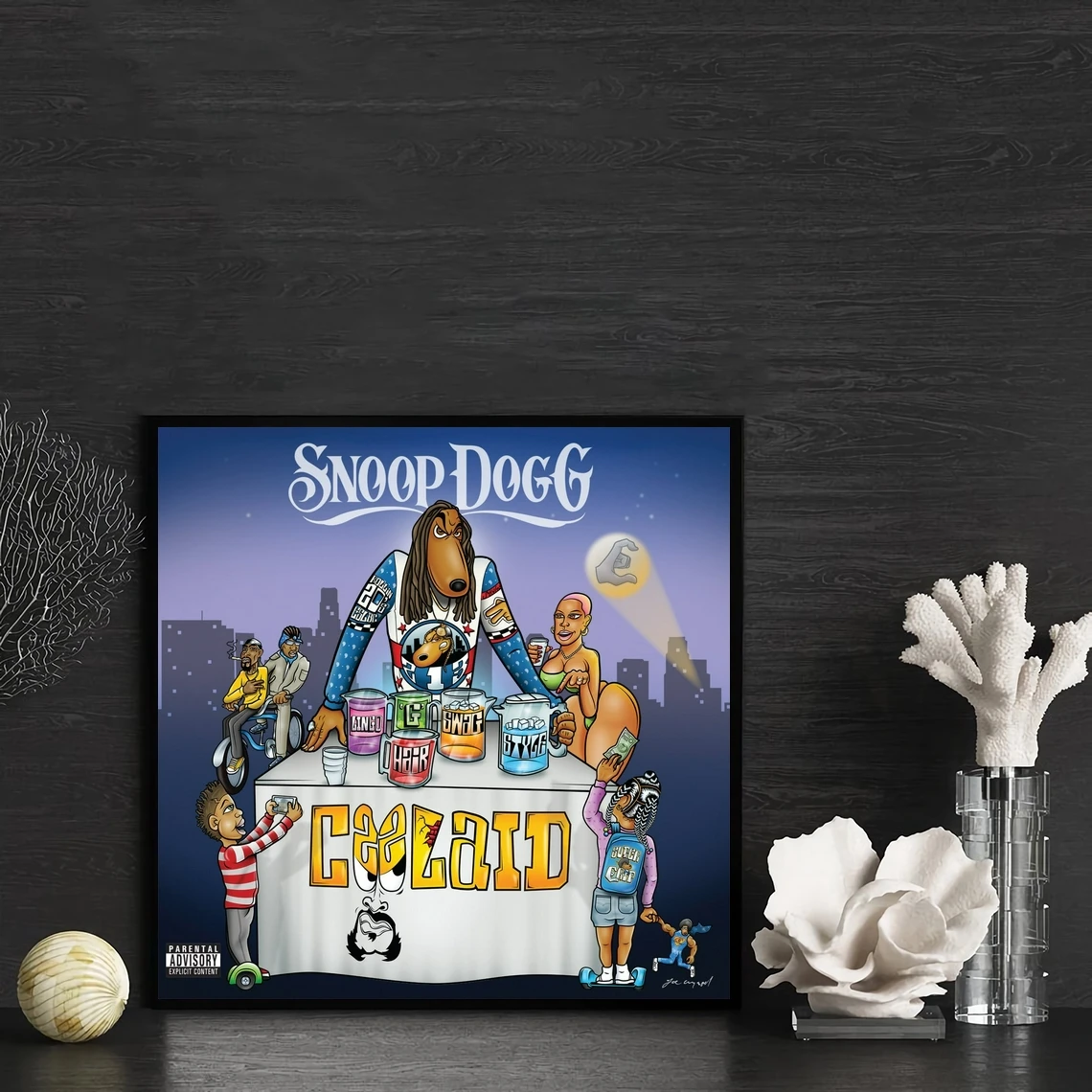 Фото Snoop Dogg Coolaid Music Album Poster Canvas Art Print Home Decoration Wall Painting (No Frame) №1