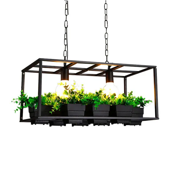 Modern Pendant Light Black Iron Hanging Cage Vintage Led Lamp E27 Industrial Loft Retro Dining Room Restaurant Bar Counter | Лампы и