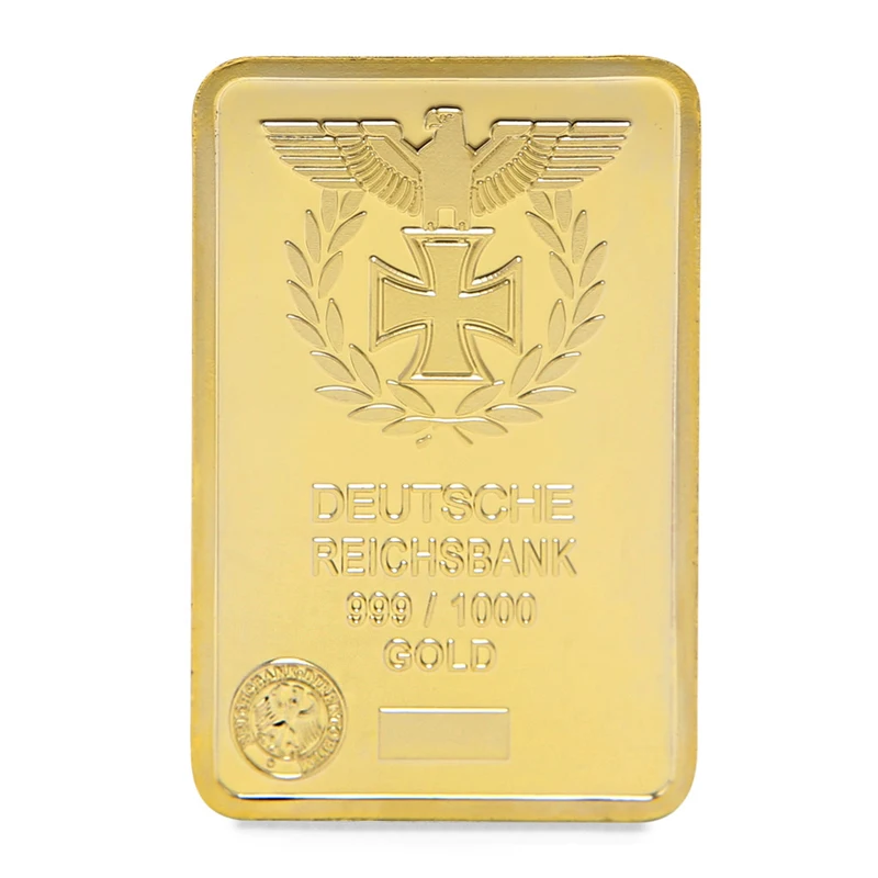Позолоченная Памятная коллекция монет Deutsche Reichsbank сувениры|Безвалютные монеты| |