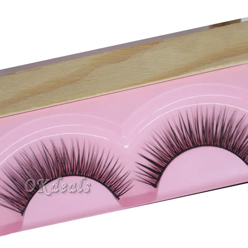 1Pair 1/7 пар натуральные длинные 8D норковые накладные ресницы 25 мм Драматические Длинные висячие пушистые безжалостные ресница ручной работы для красоты макияж - Цвет: 1Pair