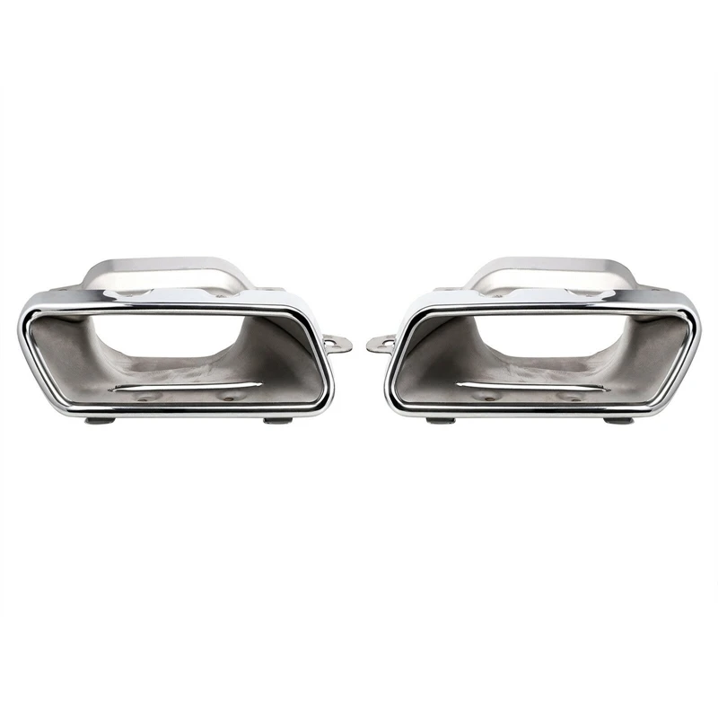 2 шт. автомобильный глушитель выхлопной трубы с одним отверстием для Mercedes Benz W221 W164