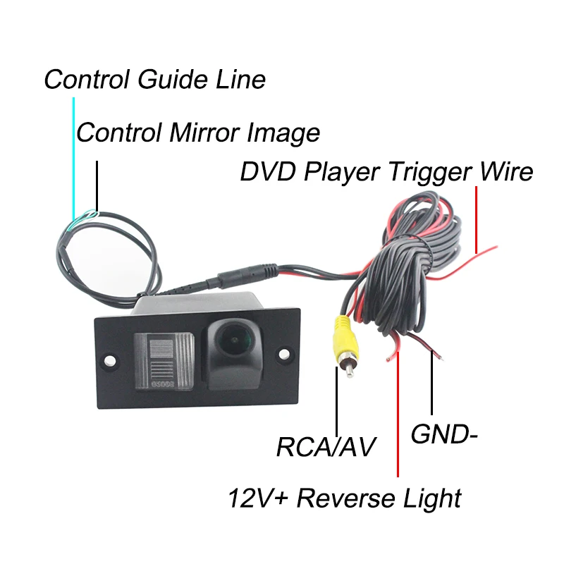 

HD Vehicle Backup Rear View Camera For HYUNDAI H1 GRAND STAREX Fisheye Lens Control Parking Line Mirror Image Car Reverse