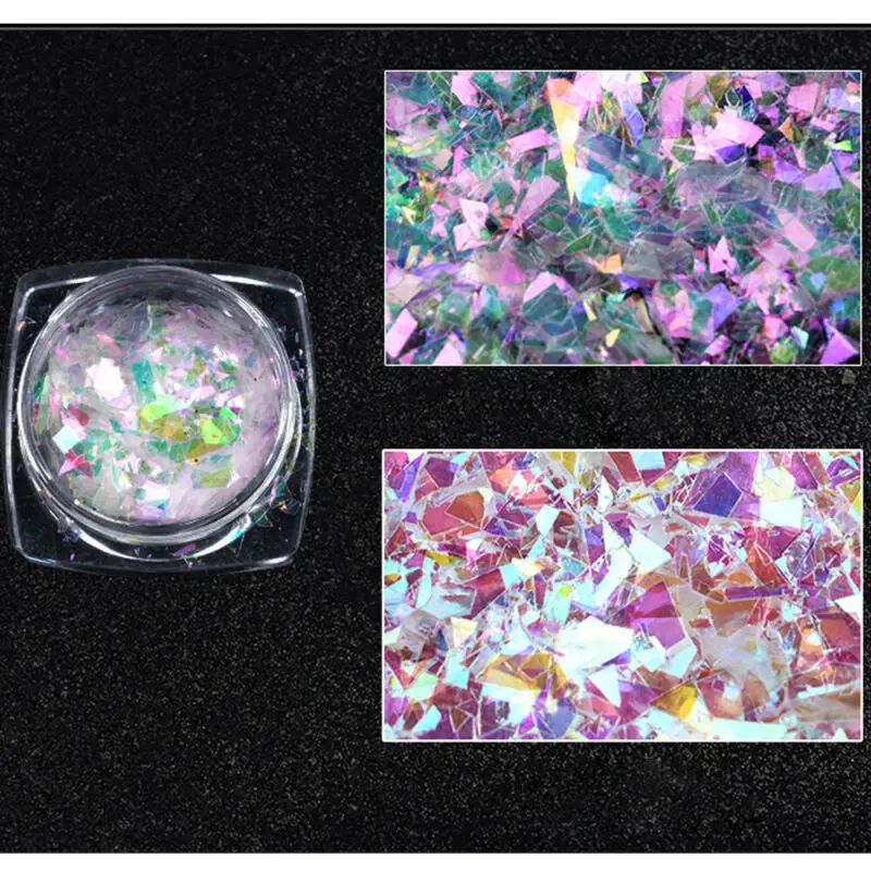 6 цветов/комплект 3D Блестки для дизайна ногтей|Стикеры и наклейки| |