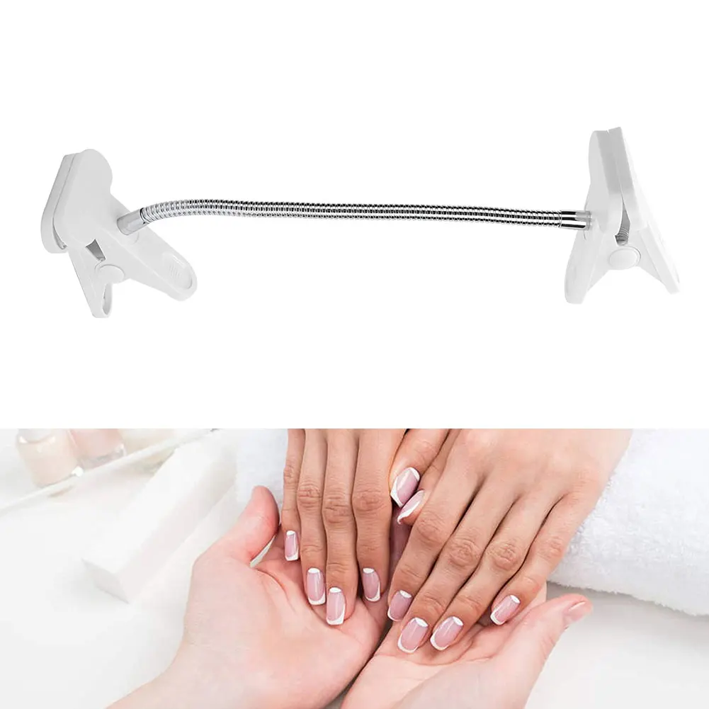 

Nail Art Hand Model Holder Double Head Hand Fixing Clamp Clip Flexible Nail Manicure Practicemanicure Tool for DIY Home Salon