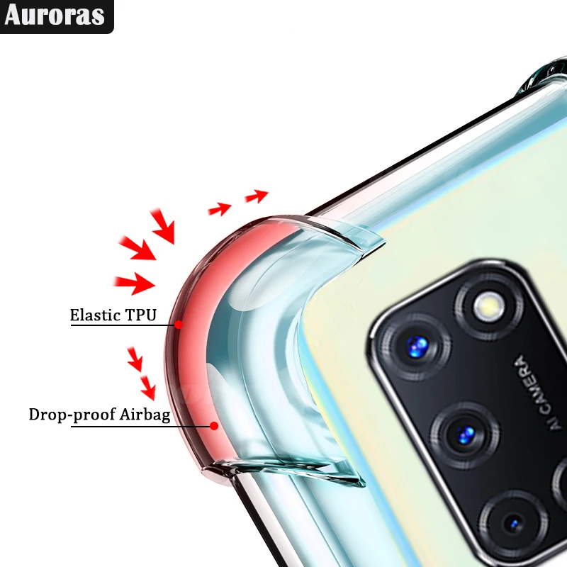 Полярное высококачественный защитный чехол для OPPO A72 прозрачный официальный