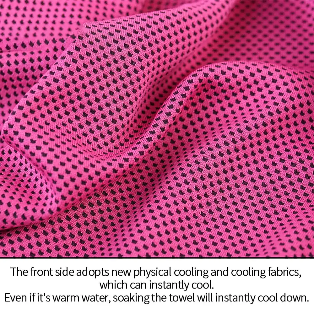 

Microfiber Sport Ice Towels Instant Cooling Towel Breathable Sport Towel Summer Enduring Instant Chill Towels For Fitness Yoga