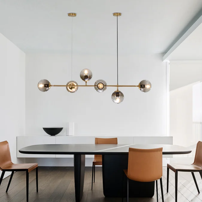 Комната ресторан люстра лаконичное искусство оригинальность Магия Bean молекулы