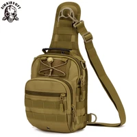 sinairsoft tactical bag molle fishing hiking hunting bags sports bag chest body sling single shoulder tactical backpack ly00012