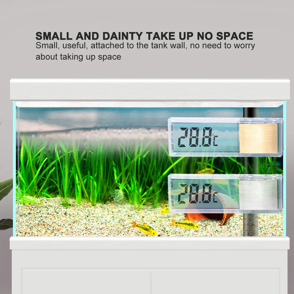 3D LCD Многофункциональный термометр для измерения температуры аквариума цифровой