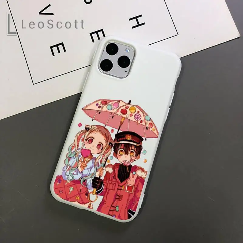 

Toilet bound Hanako kun Anime Phone Case Candy Color for iPhone 11 12 mini pro XS MAX 8 7 6 6S Plus X 5S SE 2020 XR