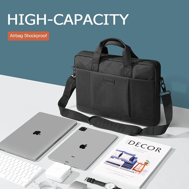 laptop bag 12 13 14 15 6 17 3inch women man sleeve notebook case for huawei hp dell macbook air pro 13 3 15 m1 handbag briefcase free global shipping