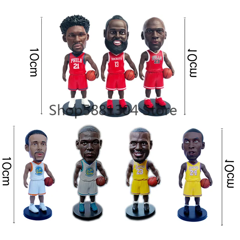 Фигурки спортивных игроков 10 см баскетбольные звезды фигурки игрушки