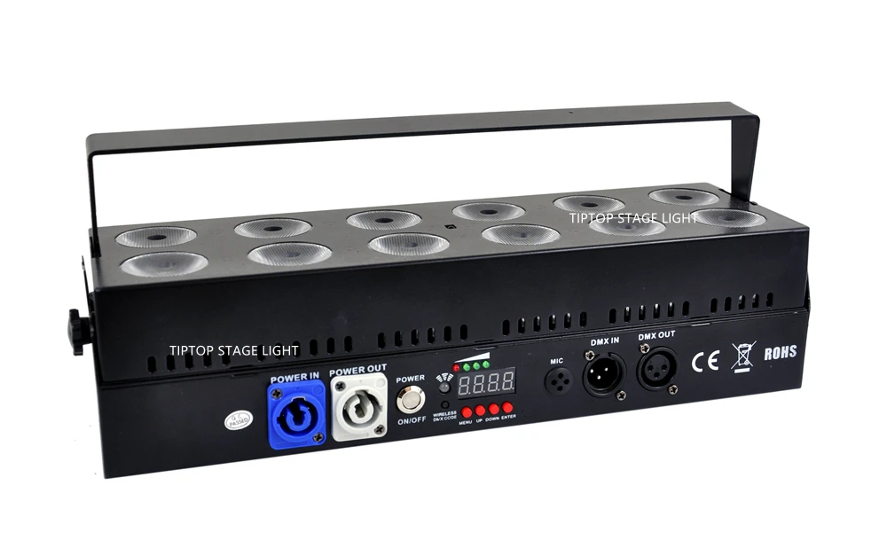 TP-G3037-6IN1 12x18 Вт Беспроводная батарея сценическое освещение для помещений светодиодный фонтан IRC пульт дистанционного управления фермы стены здания