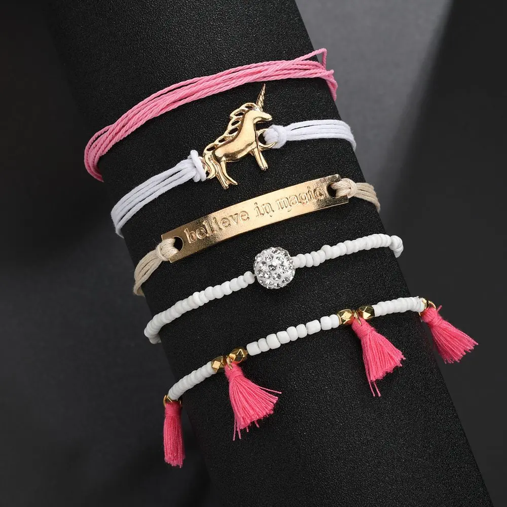 Женский многослойный браслет ручной работы в богемном стиле 2020 | Украшения и