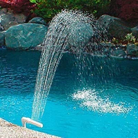 swimming pool waterfall fountain nozzle tube connector head kit water pond joint floating device pvc garden decoration supplies
