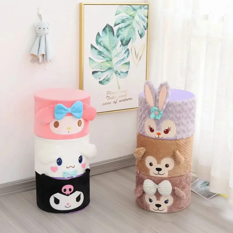 Kawaii Sanrioed Kuromi Mymelody Cinnamoroll съемный плюшевый стул моющийся офисный | Отзывы и видеообзор
