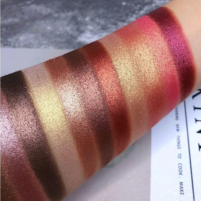 16 цветов мягкая текстура глаз диск для теней Съемные Блестки поделок тени век