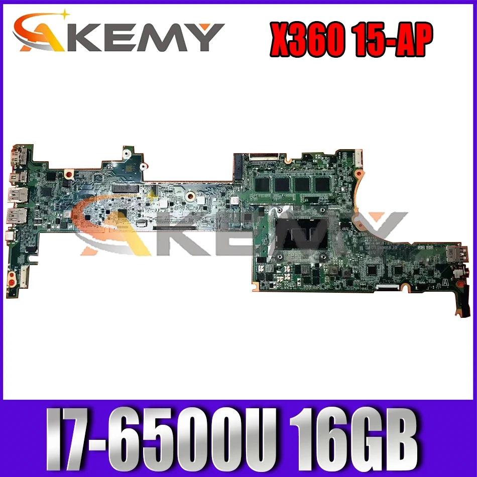 

For HP X360 15-AP DA0Y0MMBAJ0 841240-601 SR2EZ I7-6500U with 16GB RAM Notebook motherboard Mainboard full test 100% work