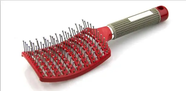 

Plastic Hair Scalp Massage Comb Bristle & Hairbrush Wet Curly Detangle Hair Brush For Salon Hairdressing Styling Tools