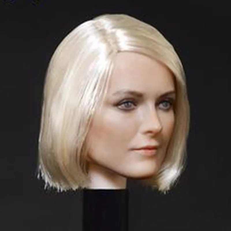 

1/6 scale female beautiful head carving model girl lady head sculpt for 12" collectible action figure toys accessories