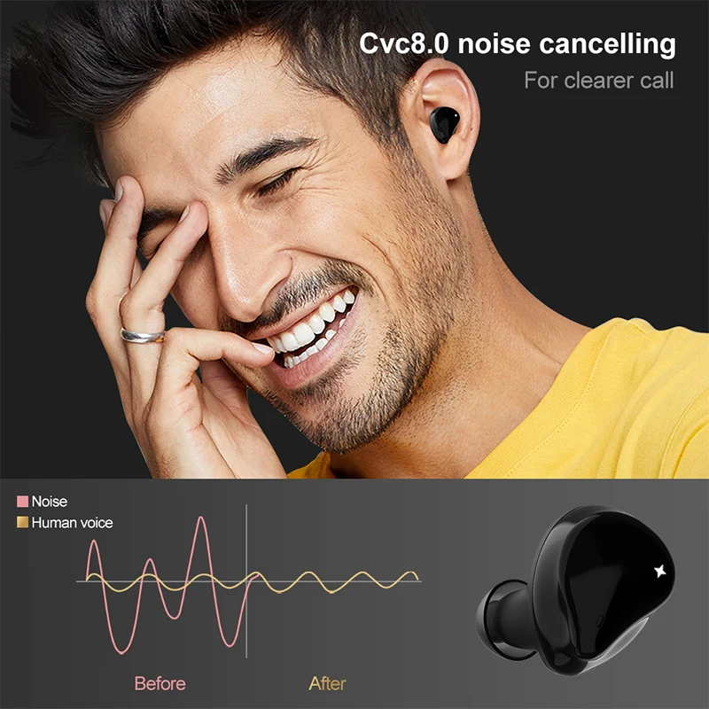 Новые беспроводные наушники APTX True TWS Bluetooth 5 0 музыкальные гарнитуры CVC 8.0