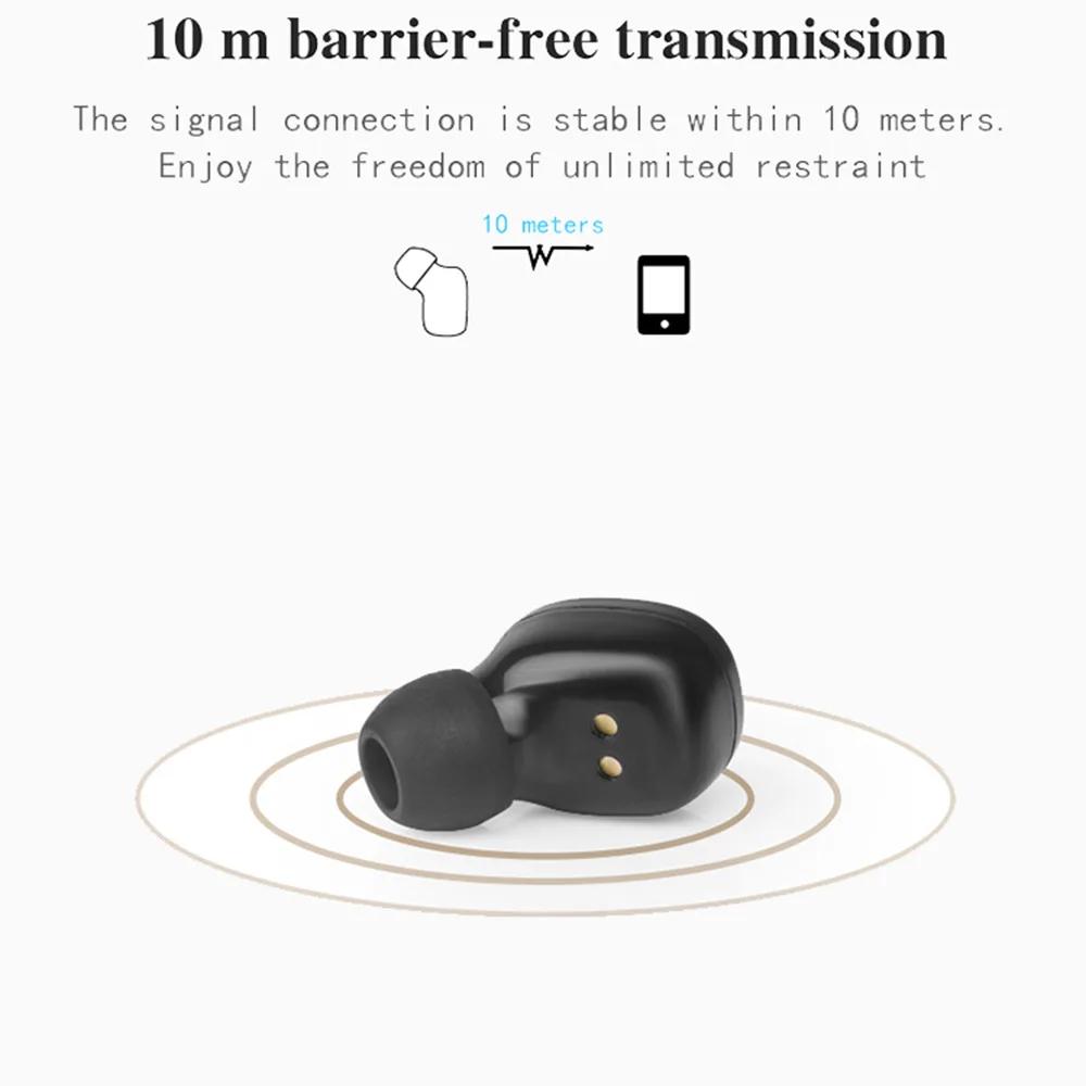 Bluetooth наушники 5,0 мини TWS беспроводные наушники беспроводные Hifi Стерео Гарнитуры Наушники водонепроницаемые спортивные наушники телефон микрофон беспроводные наушники блютуз наушники наушники bluetooth аирподс
