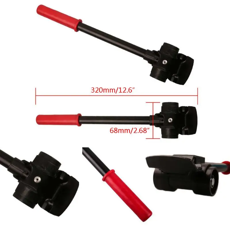 

8pcs Furniture Mover Tool Set Transport Shifter Lifter Wheels Heavy Stuffs Moving Wheeled Roller Bar