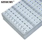 SZYOUMY 100 шт. жесткой Жесткая светодиодная лента светильник 5050 RGB на 60 светодиодов супер яркий светодиодный бар полосы светильник s DC12V