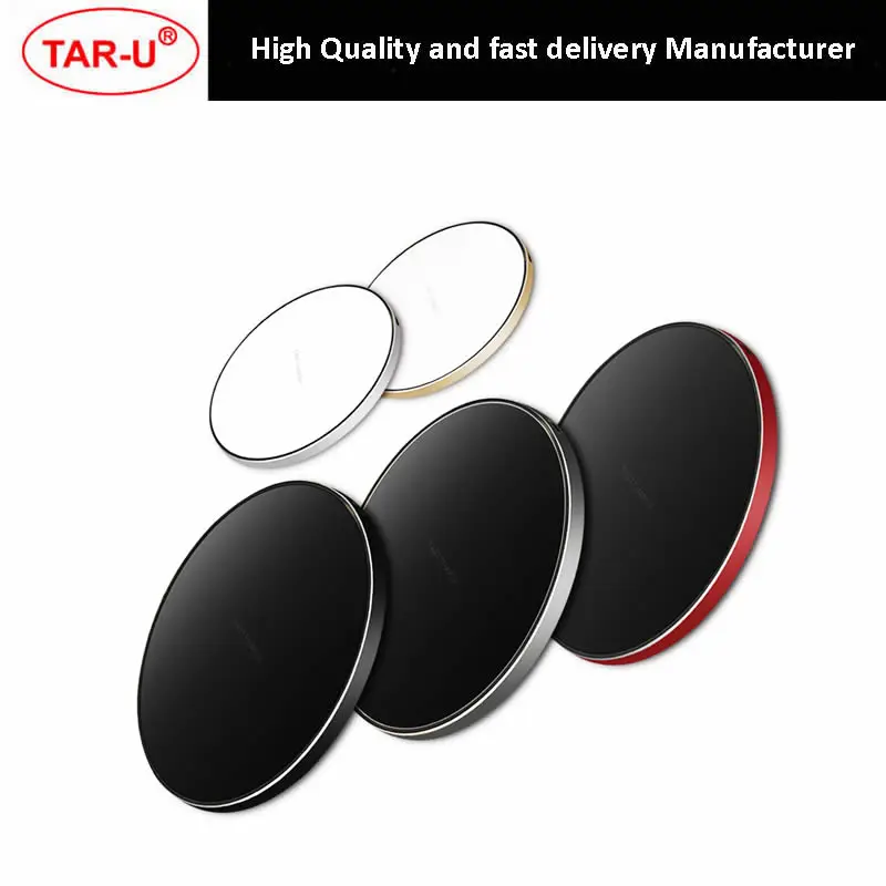 Беспроводное зарядное устройство Qi 50 шт./лот для iphone 8/X/XR/XS/Mas QC3.0 10 Вт быстрая