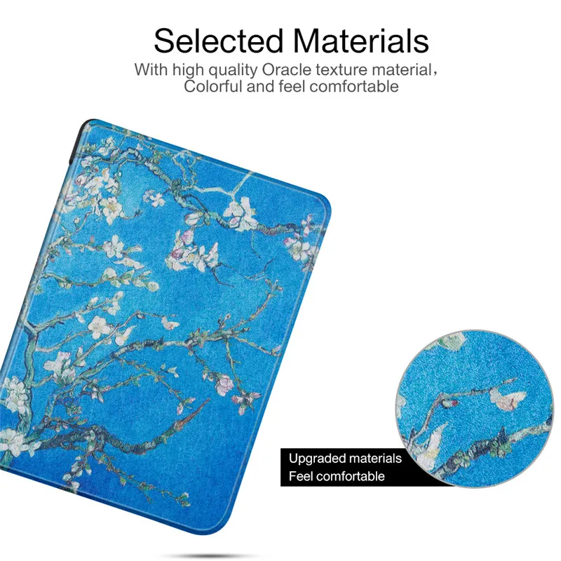 Популярный модный Чехол книжка из искусственной кожи с рисунком для Amazon Новый