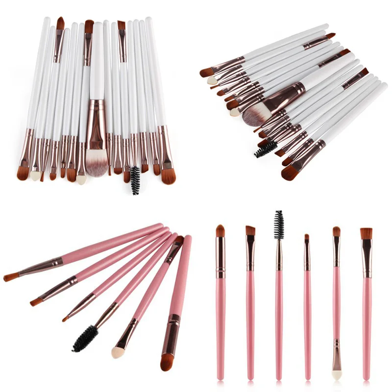 Кисти для макияжа Профессиональные 15 шт. 6 шт./компл. набор кистей основа тени глаз
