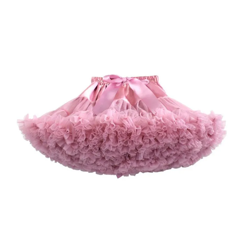 

Drop Shipping Baby Girls Tutu Skirt Fluffy Children Ballet Kids Pettiskirt Baby Girl Skirts Princess Tulle Party Dance Skirts