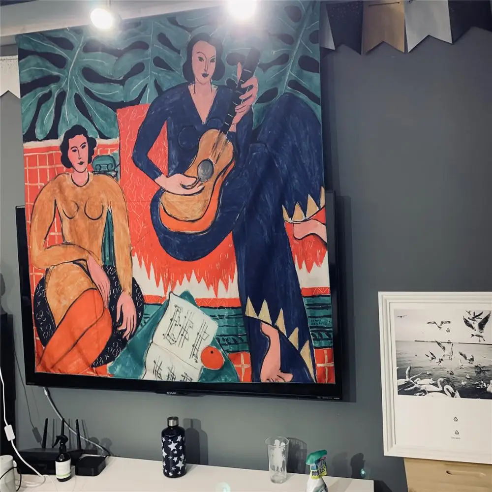 Гобелен для домашнего декора стены комнаты общежития Спальня декоративное