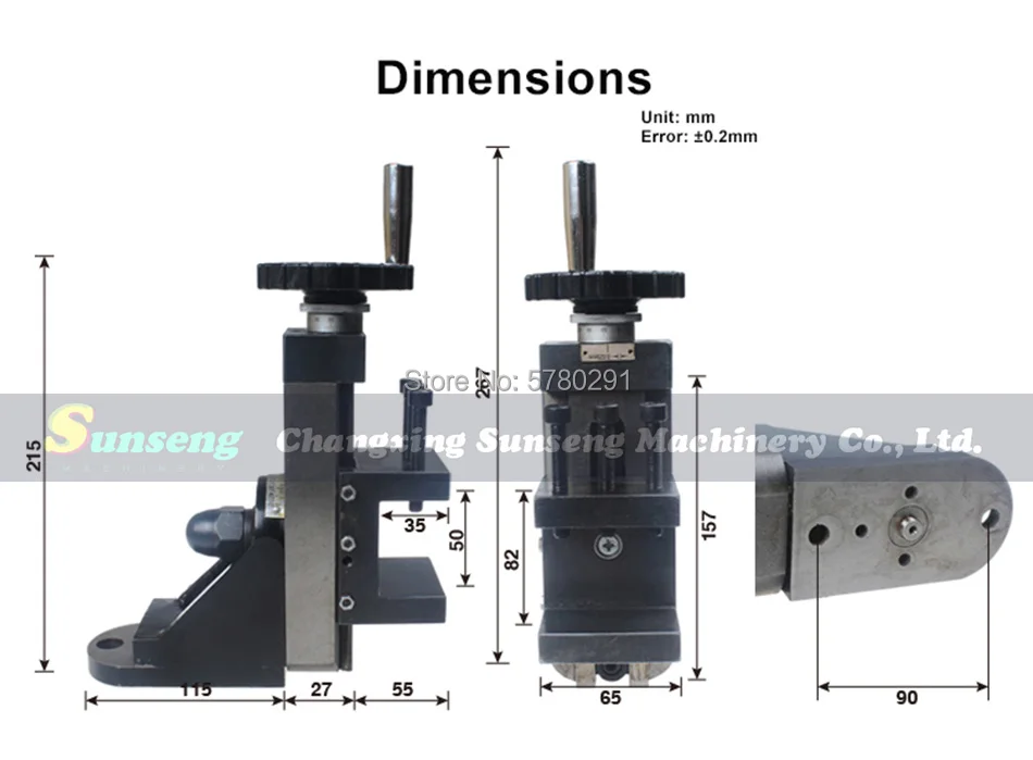 Вертикальный ползунок/ползунок инструмента/вертикальная пластина/SIEG S/N:10060