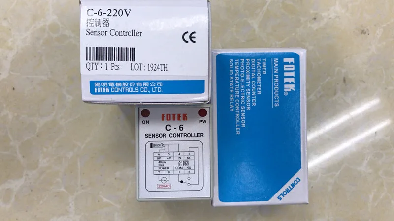 

Контроллер освещенности FOTEK-релейный выход контроллера 220 В близок к фотоэлектрическому контроллеру