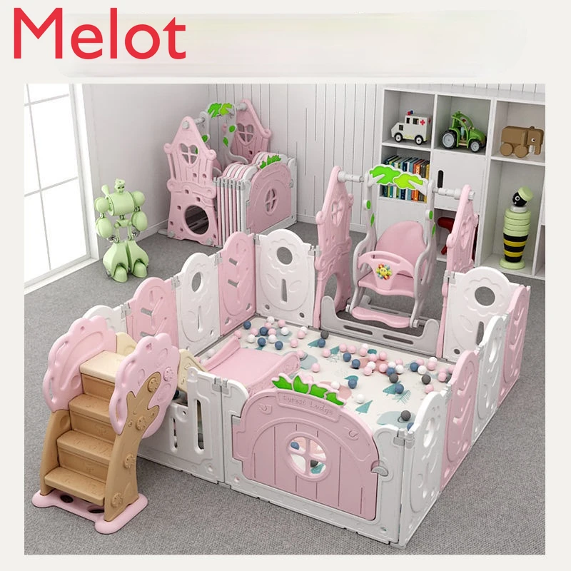 

Children's Game Fence Indoor Home Paradise Baby Safety Crawling Mat Toddler Protective Folding Fence