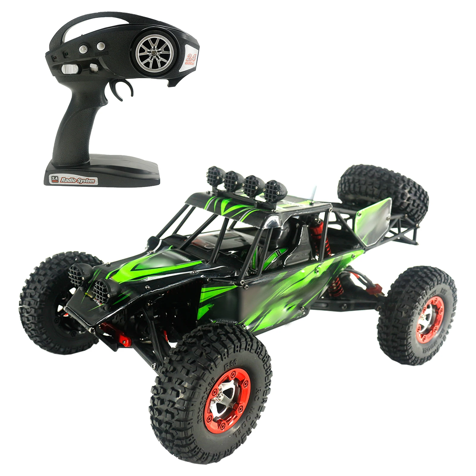 Детская модель автомобиля RC Off-road Car 1:12 масштаба 2.4G 35км/ч с высокой скоростью 4WD с бесколлекторным двигателем на пульте ДУ RTR.