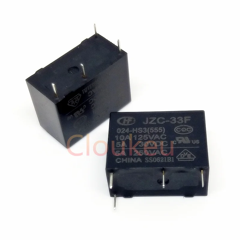 Реле DIP4 JZC 33F HF33F 005 012 024 HS3 5V 12V 24V 5A|Выключатели| |