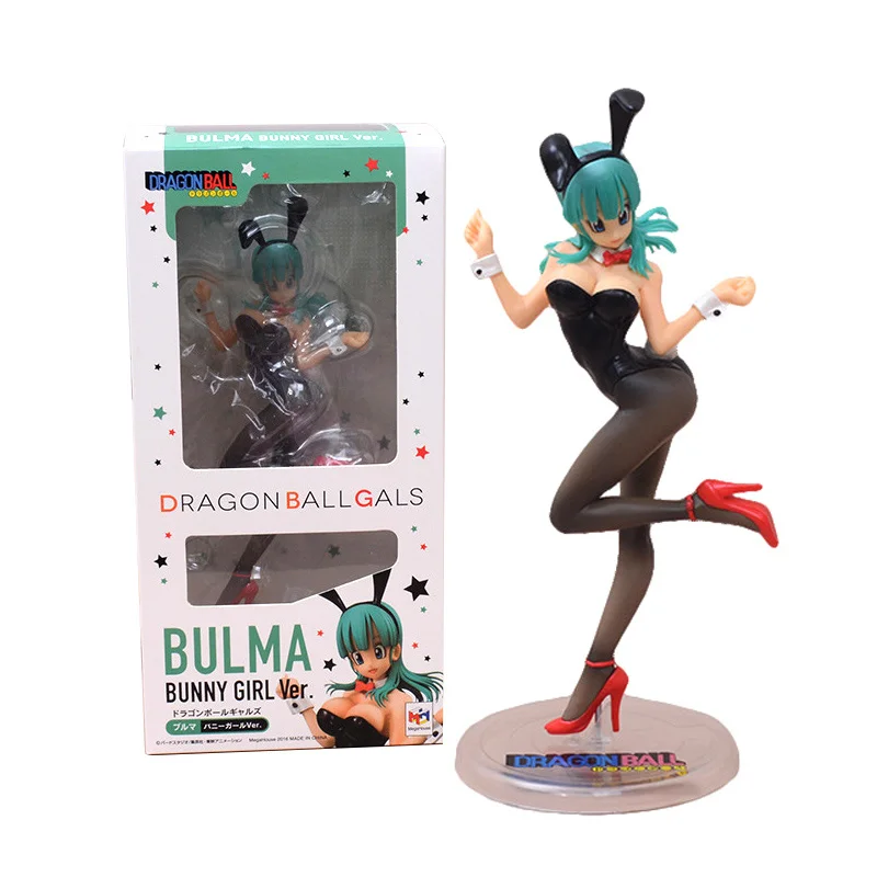 

20cm Dragon Ball Z Sexy Buruma Bulma Bunny Girl Action Figure Hot Anime Figurine Collectible Model Toy Christmas Gift With Box