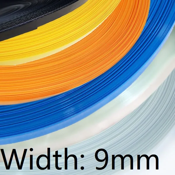 

Width 9mm (Diameter 5mm) Lipo Battery Wrap PVC Heat Shrink Tubing Insulated Case Sleeve Protection Cover Flat Pack Colorful