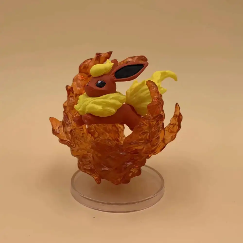 6 шт./компл. аниме pokemones навыки фигура куклы игрушки стильная футболка с изображением персонажей видеоигр экшн игрушки подарки для детей