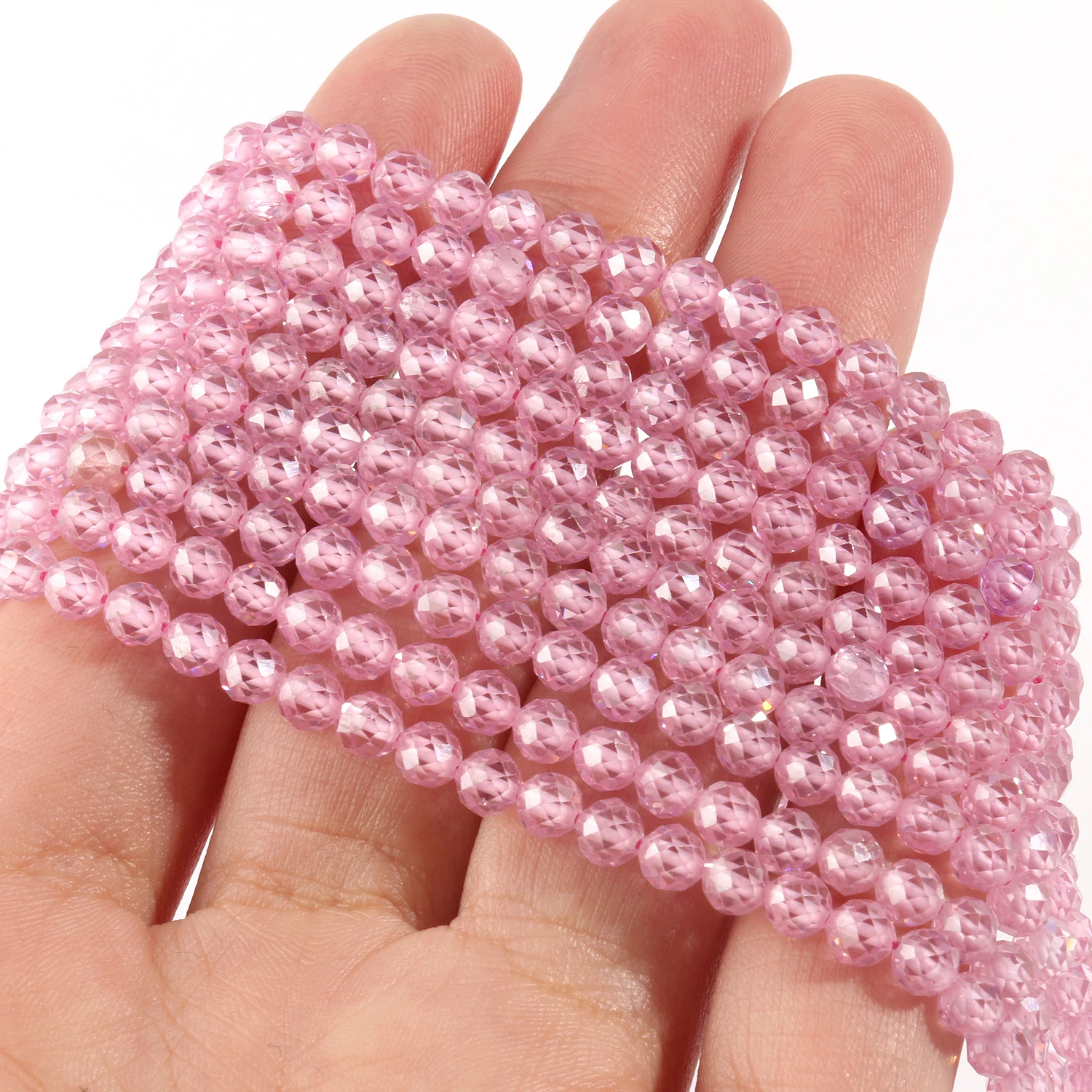 Бусины из натурального камня с гранями 2/3/4 мм |