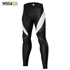 Мужские велосипедные колготки WOSAWE с гелевыми вставками, зимние теплые брюки для горных и дорожных велосипедов, велосипедные леггинсы с подкладкой, велосипедные шорты