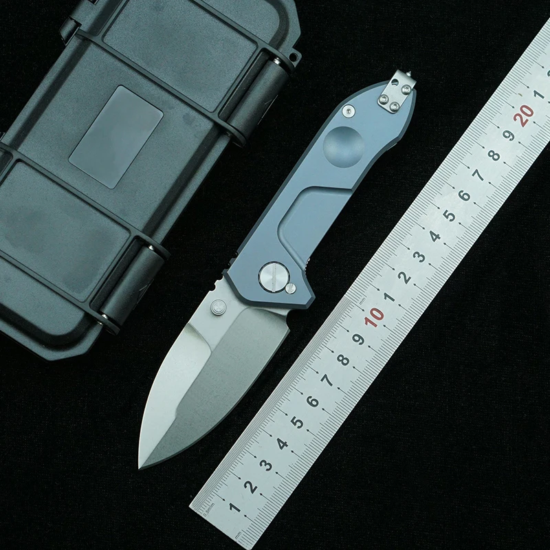 

Поо C0112R N690 стальной Многофункциональный складной нож с ручкой из титанового сплава походный кемпинг выживание Кухонный Нож EDC инструмент