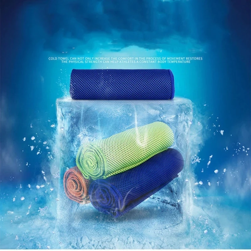Охлаждающее полотенце из микрофибры для плавания кемпинга походов велоспорта