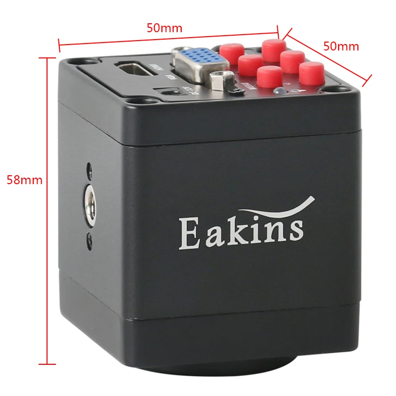 USB HDMI VGA 1080P SONY IMX307 промышленный видеомикроскоп камера с креплением объектив для