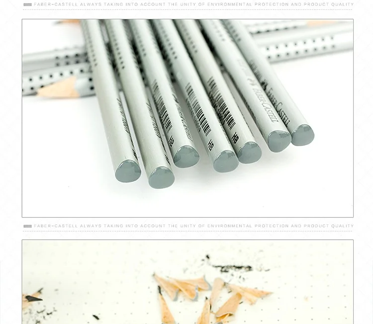 Faber Castell 3170 треугольные карандаши 12 шт. HB/2B Живопись Написание Стандартный Творческий Деревянный карандаш школы искусства канцелярские принадлежности