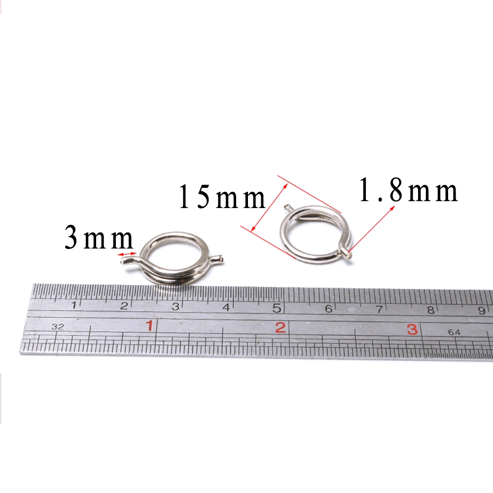 5 шт./лот секаторы скручивающая пружина 1 8 мм никелированный провод с