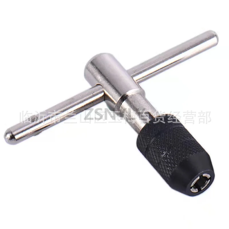 

T-Handle Reversible Single Tap Wrench Chuck M3-M8 Screwdriver Tap Holder Hand Tool Adjustable Screw Tapping Threading Tool Hot